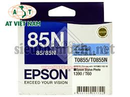 Mực Epson T0855N Light Cyan-Màu Xanh nhạt                                                                                                                                                               